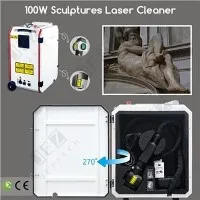 Machine de nettoyage au laser pour sculptures